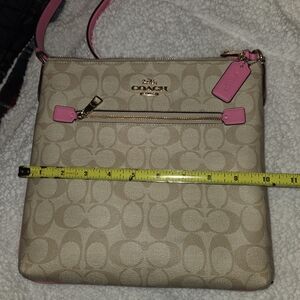 Coach Beige and Pink Women's Bag